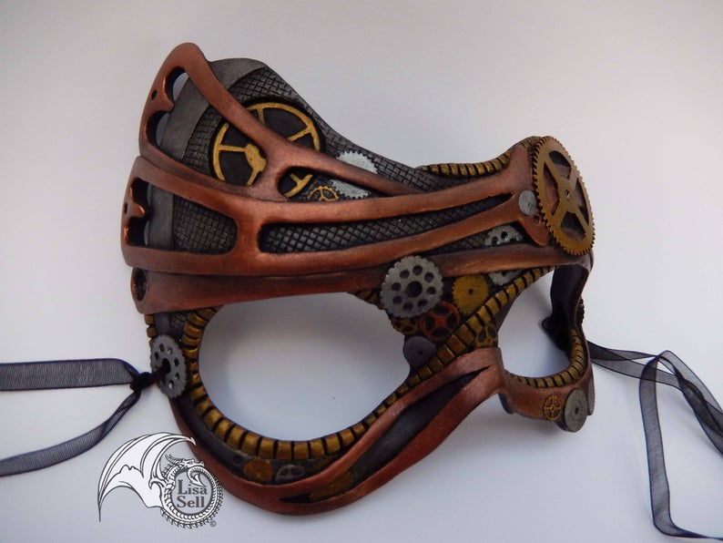 Copper Steampunk Mask picture