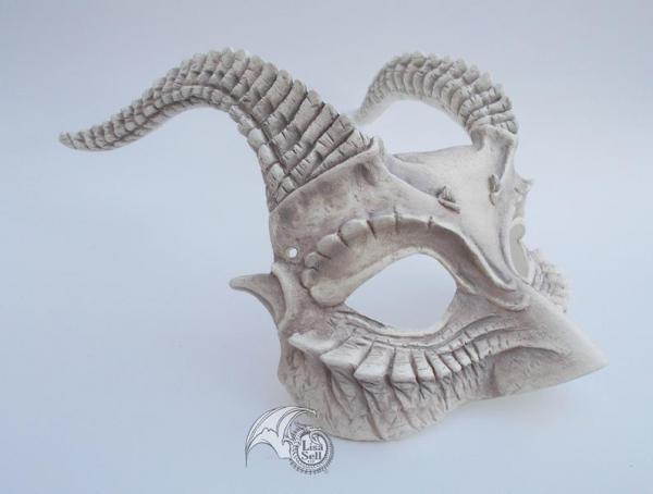 Horned Mask - Off White / Bone picture