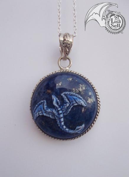 Blue Dragon Pendant on Lapis picture