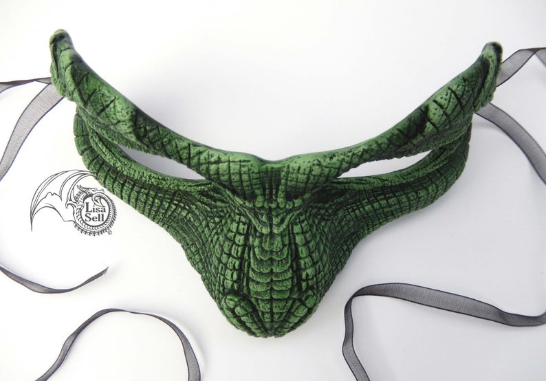 Reptile Mask - Green picture