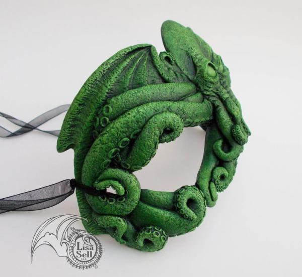 Cthulhu Mask - Green picture