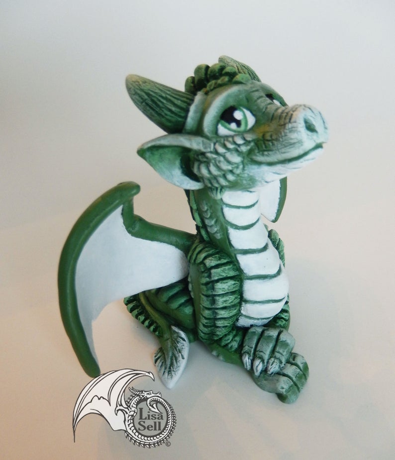 Green Junior - Baby Dragon Figure / Sculpture picture