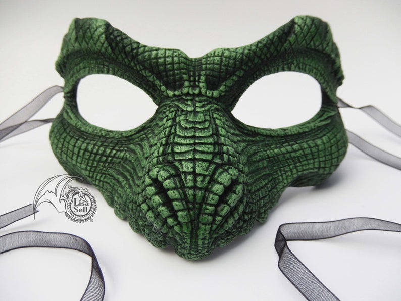Reptile Mask - Green