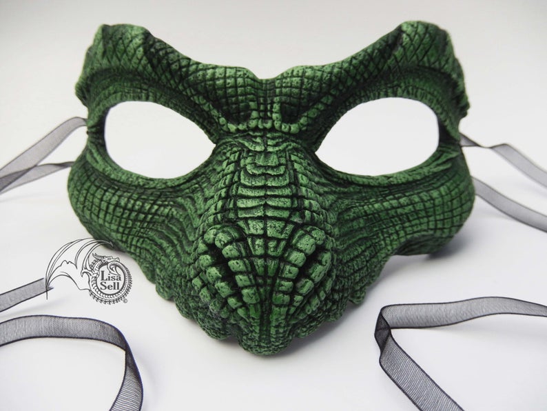 Reptile Mask - Green picture