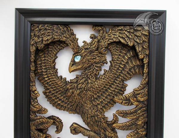 Free-Floating Picture Frame Phoenix - Metallic Gold & Black picture