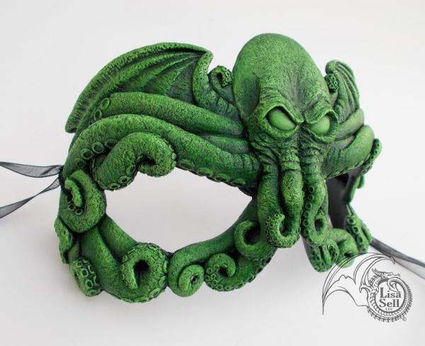 Cthulhu Mask - Green picture