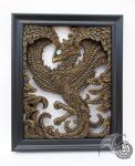 Free-Floating Picture Frame Phoenix - Metallic Gold & Black