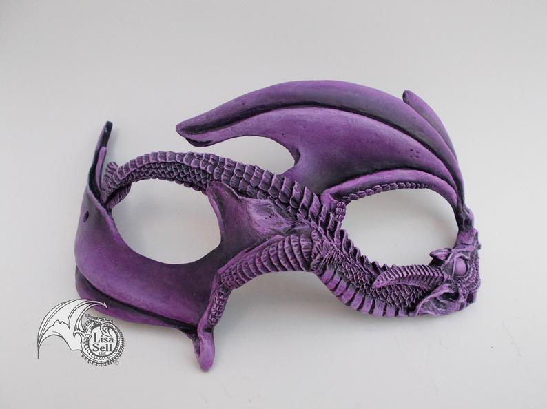 Small Dragon Mask - Purple
