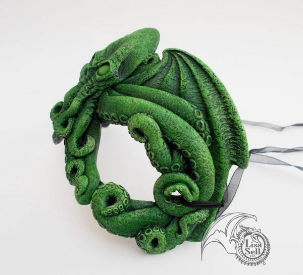 Cthulhu Mask - Green picture