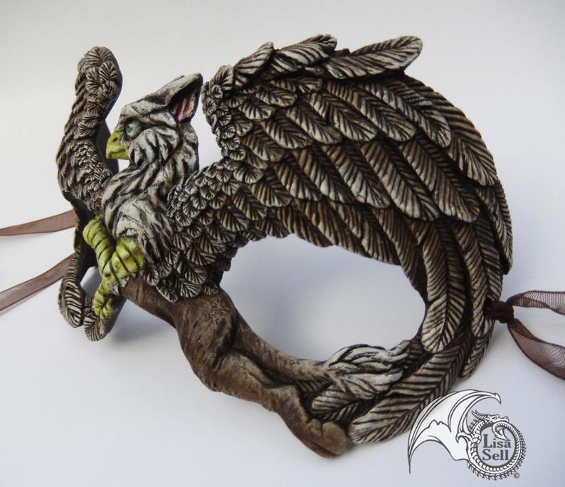 Full Color Gryphon Mask picture