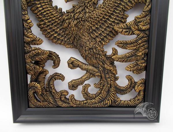 Free-Floating Picture Frame Phoenix - Metallic Gold & Black picture