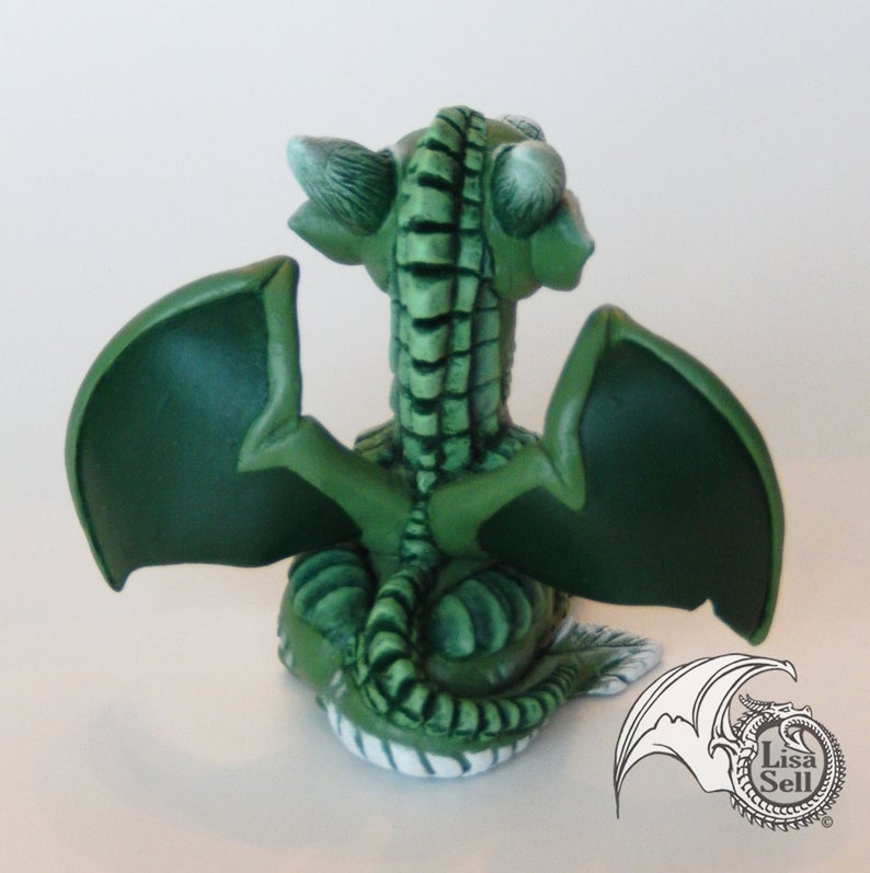 Green Junior - Baby Dragon Figure / Sculpture picture