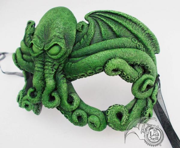 Cthulhu Mask - Green picture