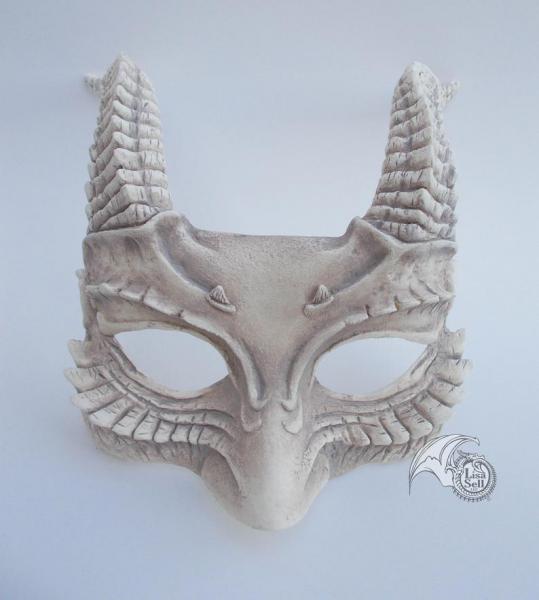 Horned Mask - Off White / Bone picture