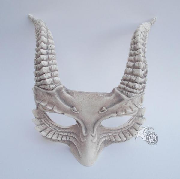 Horned Mask - Off White / Bone picture