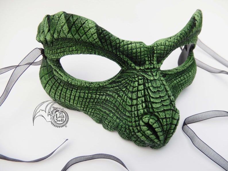 Reptile Mask - Green picture