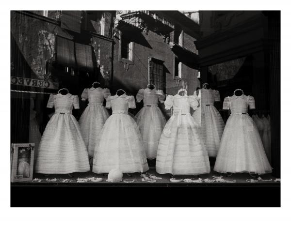 Communion Dresses 36x48 Acrylic Print picture