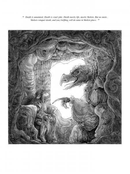 Death is cruel joke - The Dark Crystal - Fan Illustration Print picture