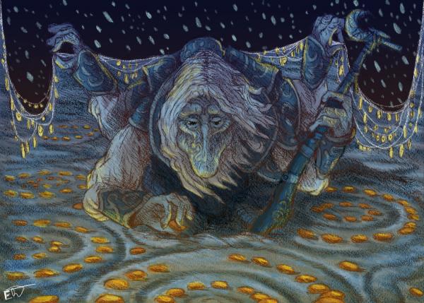 Mystic Celebration - The Dark Crystal - Fan Illustration Print picture