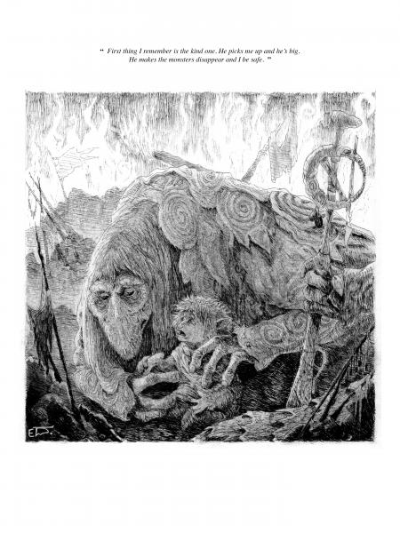 First thing I remember - The Dark Crystal - Fan Illustration Print picture