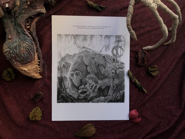 First thing I remember - The Dark Crystal - Fan Illustration Print picture
