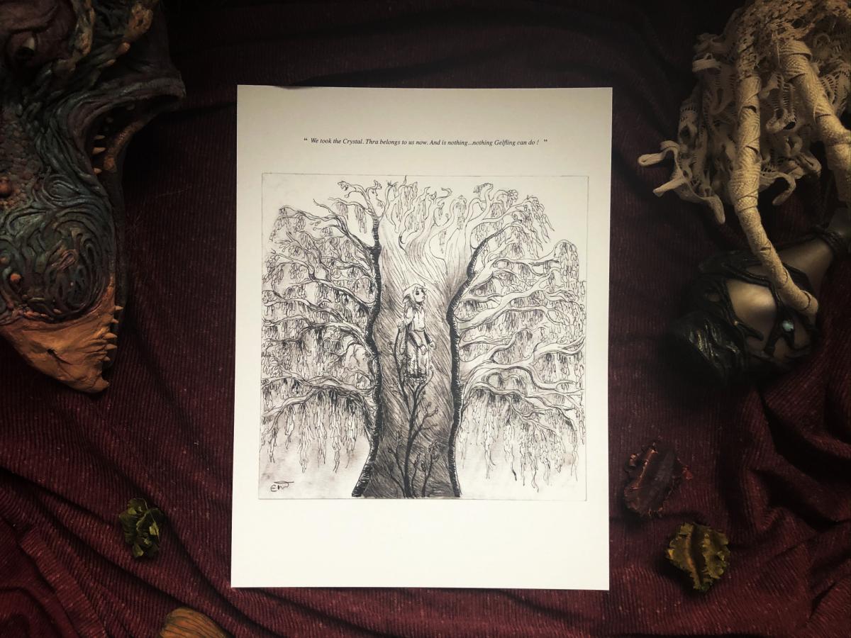 And is nothing...nothing Gelfling can do! - The Dark Crystal - Fan Illustration Print picture