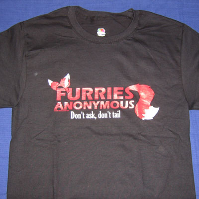 "Furries Anonymous" T-shirt picture