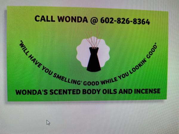 Wonda's Scented Body Oils and Incense