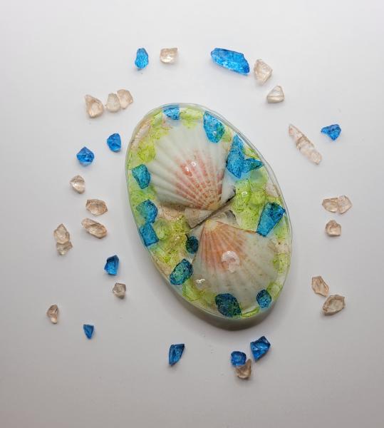 Oval 2.5X4 inch Resin Soap Dish picture