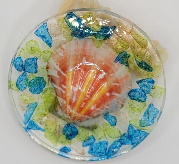 Round 3 inch resin soap dish picture