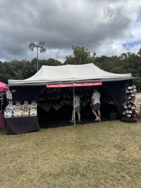 Tami&rsquo;s lighted decor