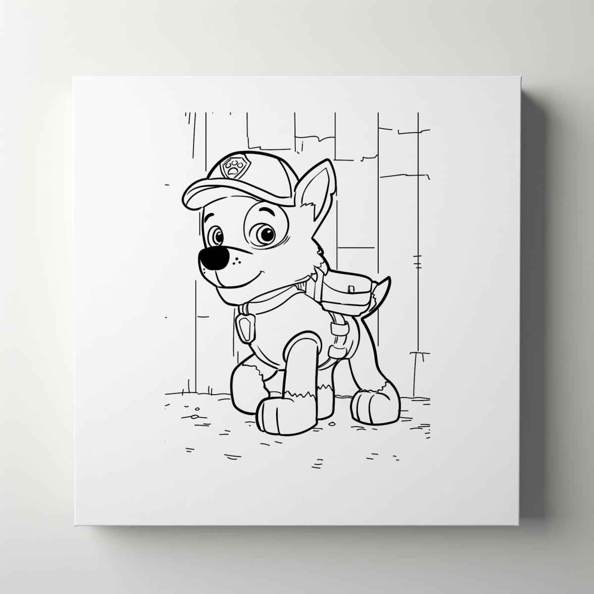 DOGS | RESCUE | Patrol | Kids | Paint Party | Paint Your Own Canvas | Party Favors | Arts and Crafts | Kid&rsquo;s Party | Birthday picture