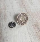 Indian Head Penny Lapel Pin/Tie Tack