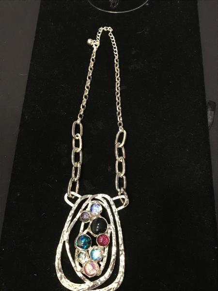 Necklace - Abstract Multi Color picture