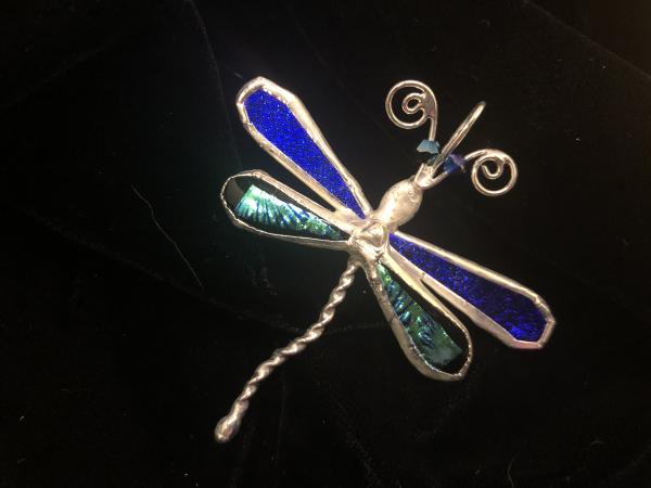 Dragonfly Pendant in Blue