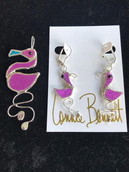 Earrings Flamingo picture