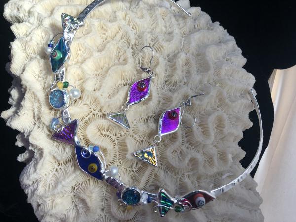 Beautiful Fish Collar and Earring Set picture