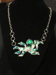 Necklace Octopus Green