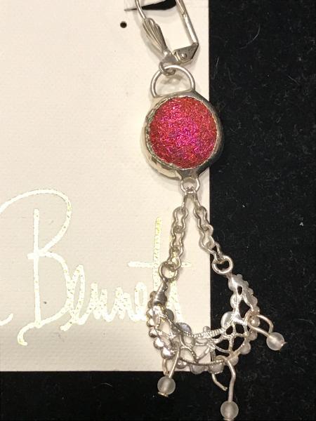 Earrings - Dangle Sparkle Red picture
