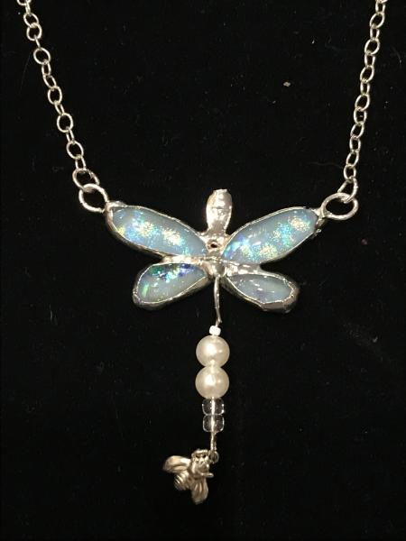 Necklace - Dragonfly Feather Design picture