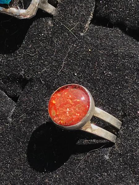 Ring - Orange Single Stone picture