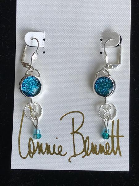 Dangle Earrings round Charm picture