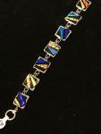 Bracelet - Multi Color Abstract Link