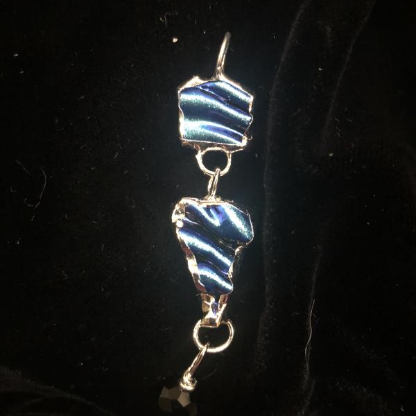 Wavy Blue Pendant