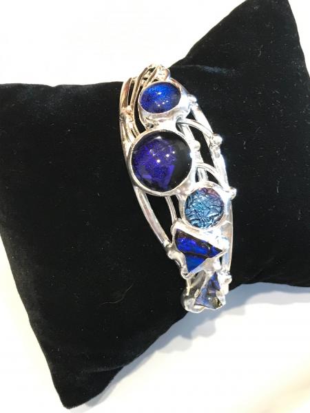 Cuff Bracelet - 5 Stone Blues picture