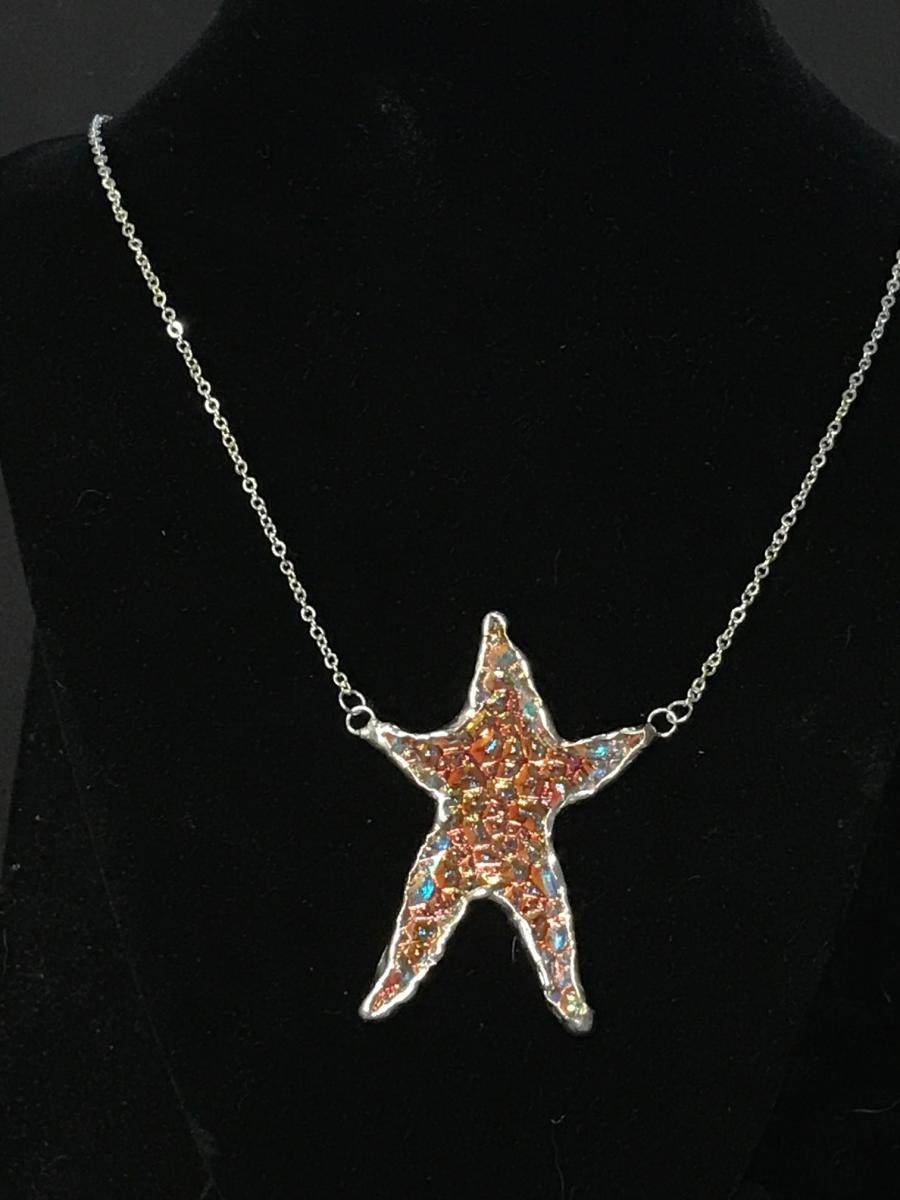 Necklace - Starfish Translucent Colors picture