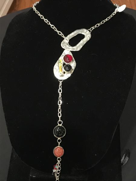 Necklace - Lariat Multi Color Design