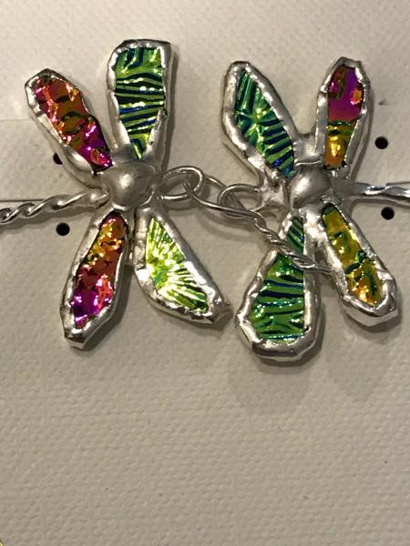 Earrings - Dragonfly Multi Color picture