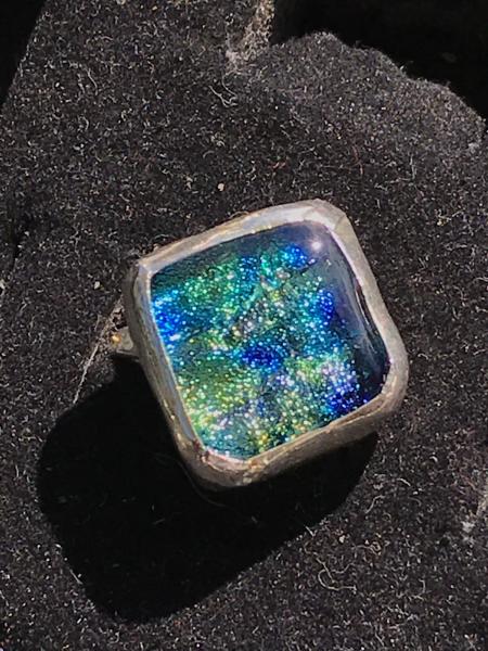 Ring - Blue/Green Single Stone picture