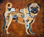 Primo the Pug – 11 x 14 inch Canvas Print